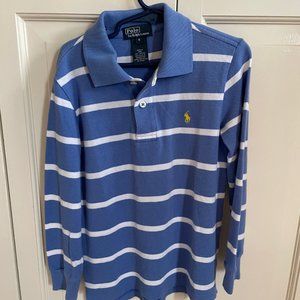 Polo by Ralph Lauren Boys, Blue Stripe, Shirt Size 6